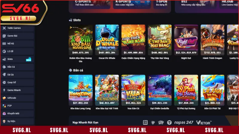 TOP các ưu điểm nổi bật của sòng bạc SV66 online